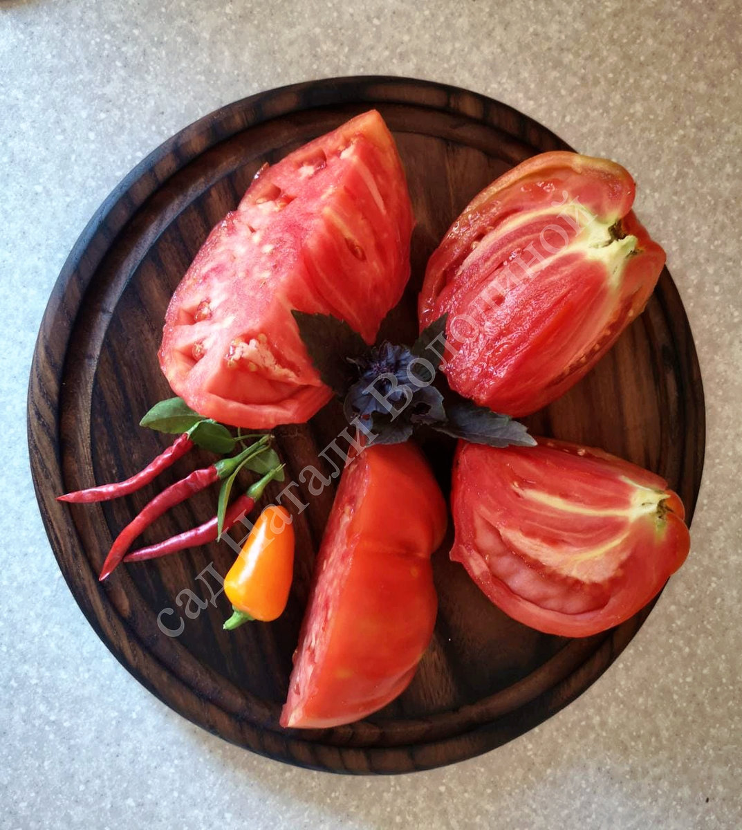 Томат Немецкое бычье сердце Гомера ( Hamer’s German Oxheart, США ).